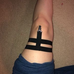 Hot Topic Accessories - Black Leg Garters Hot Topic Accessories - Black Leg Garters